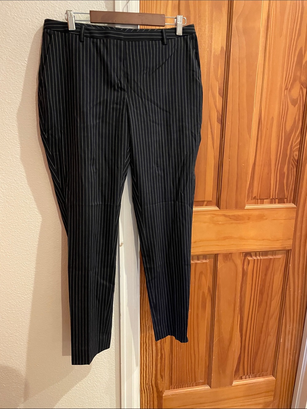 Brooks Brothers x Loro Piano navy Pinstripe Dress Pants